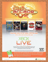 Microsoft Xbox Live Original 2009 Print Ad Authentic Arcade Video Game Promo