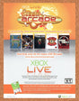 Microsoft Xbox Live Original 2009 Print Ad Authentic Arcade Video Game Promo