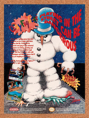 1993 ClayFighter SNES Original Advertisement / Retro Promo v8