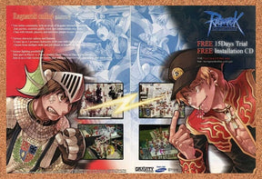 Ragnarok Online PC Original 2006 Ad Authentic MMO Video Game Promo Art v1