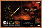 2002 Legion The Legend Of Excalibur PS2 Original Advertisement / Retro Promo v1