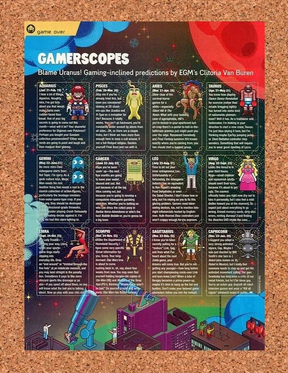 Gamerscopes Horoscope Symbols Original 2002 Ad Retro Video Game Promo