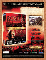 2006 Rome Total War Gold Edition PC Original Advertisement / Retro Promo v1