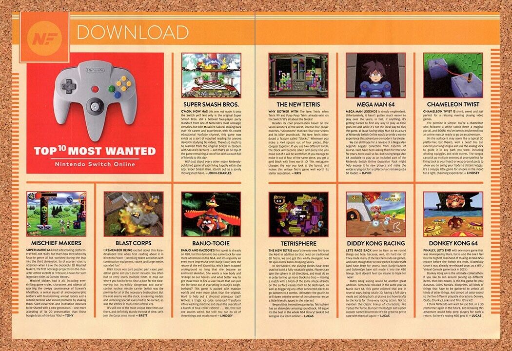 Nintendo 64 Original 2023 Ad - N64 Switch Downloads Video Game Art Display