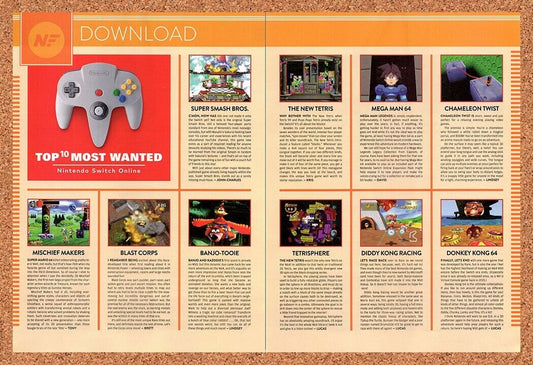 Nintendo 64 Original 2023 Ad - N64 Switch Downloads Video Game Art Display