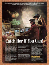 1989 Carmen Sandiego Commodore 64 Games Original Ad / Retro Wall Art v2