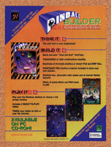 1997 Pinball Builder PC Original Advertisement / Retro Promo v1