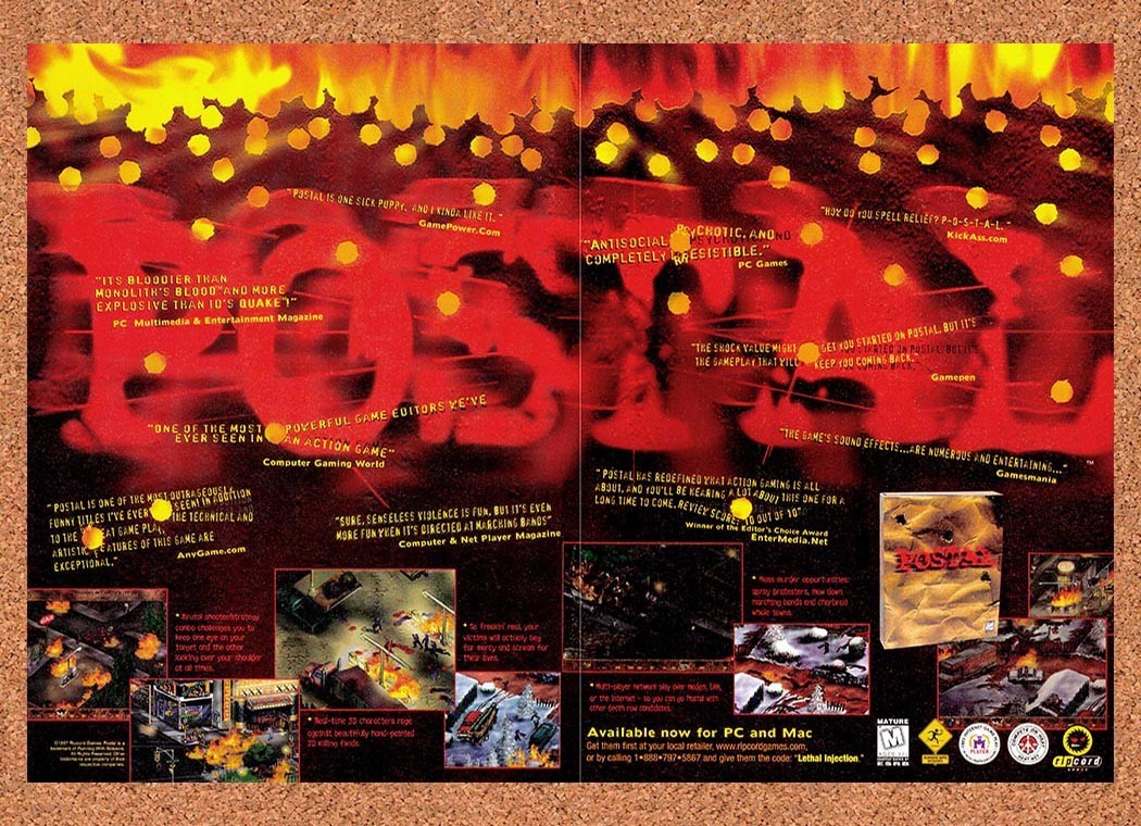 1997 Postal PC Original Advertisement / Retro Promo v1