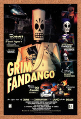 1998 Grim Fandango PC Original Advertisement / Retro Promo v2