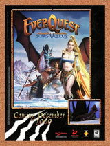 2000 EverQuest Scars Of Velious PC Original Advertisement / Retro Promo v2