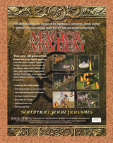Magic And Mayhem PC Original 2001 Ad Authentic Bethesda RPG Video Game Promo