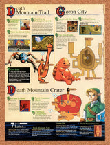 1999 Zelda Ocarina Of Time Death Mountain Trail - Crater Original Ad / Promo vr7