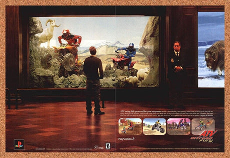 ATV Offroad Fury PS2 Original 2003 Print Ad Authentic Video Game Promo