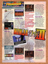 1994 Ninja Gaiden III Lynx Original Advertisement / Retro Wall Art v1
