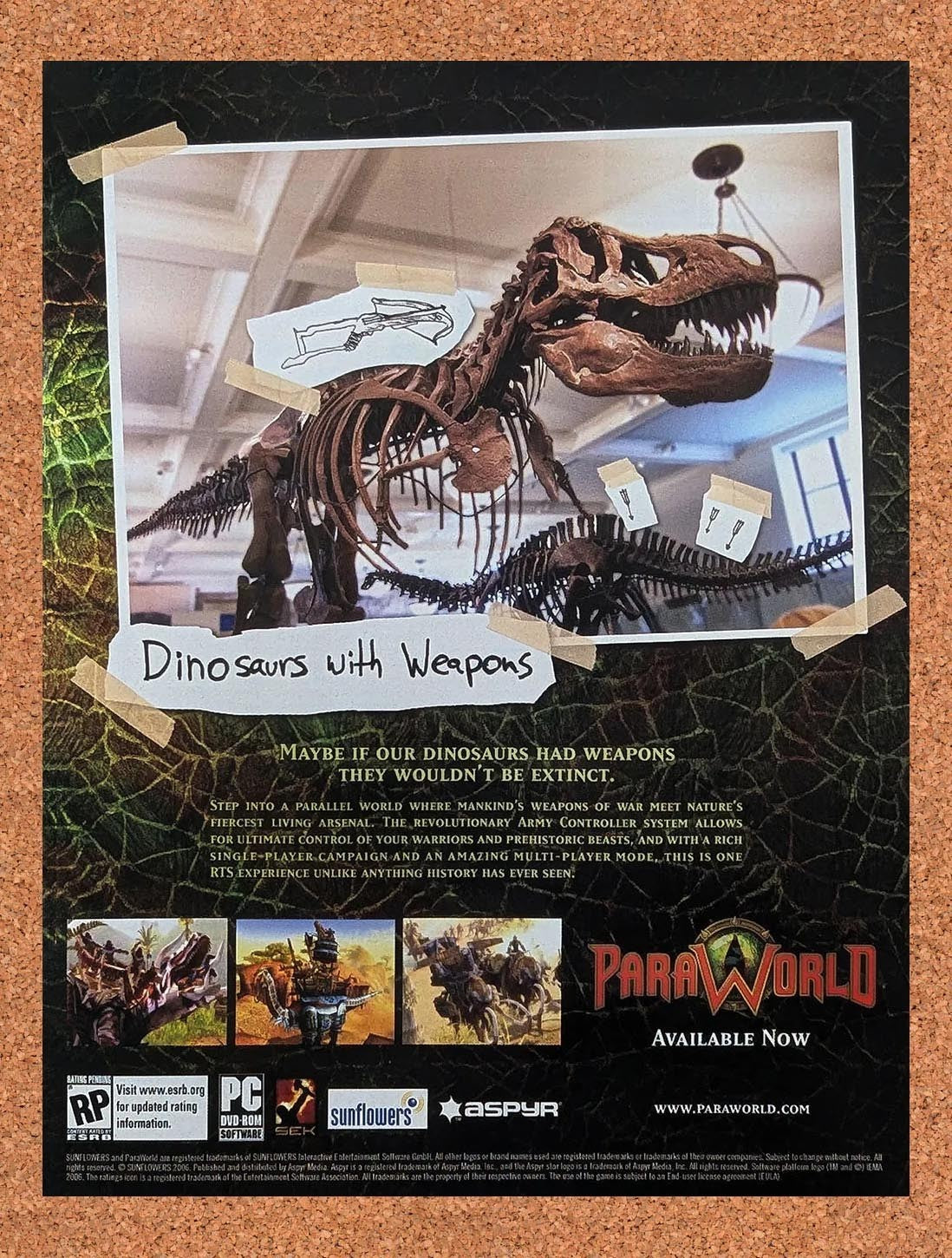 2006 ParaWorld PC Original Advertisement / Retro Promo v1