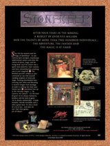 1996 Stonekeep PC Original Advertisement / Retro Promo v1