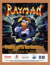 1995 Rayman Jaguar Original Advertisement / Retro Wall Art v3