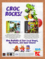 1999 Croc PS1 Games Kmart Original Advertisement / Retro Promo v1
