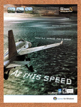 2010 Flight Simulator X Acceleration PC Original Advertisement / Retro Promo v1