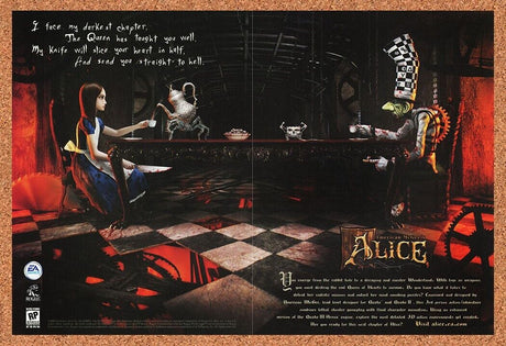 2000 American McGee's Alice PC Original Advertisement / Retro Wall Art v1