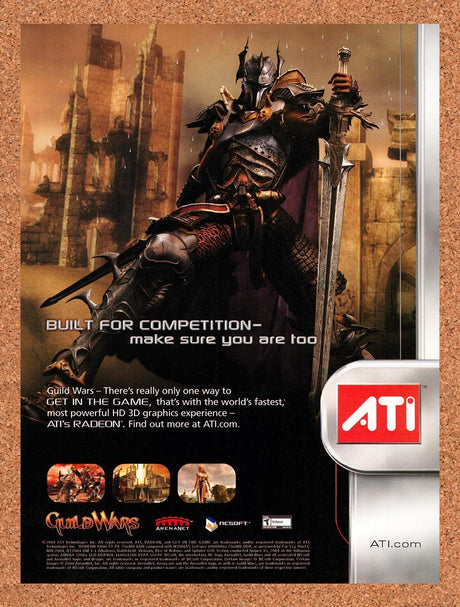 2004 Guild Wars ATI Original Advertisement / Retro Promo v1
