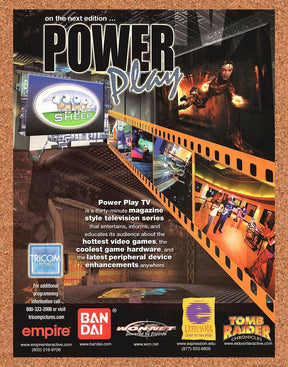 Tomb Raider Chronicles PS2 Original 2003 Ad Authentic Video Game Art Promo