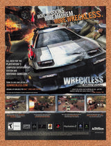 2003 Wreckless The Yakuza Missions PS2 Original Advertisement / Retro Promo v1
