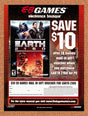 2006 Earth 2160 EB Games Original Advertisement / Retro Promo v2