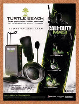 2011 Call Of Duty Modern Warfare 3 Turtle Beach Headset Original Ad v1