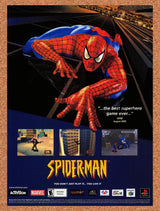2001 Spider-Man PS2 Original Advertisement / Retro Promo v1