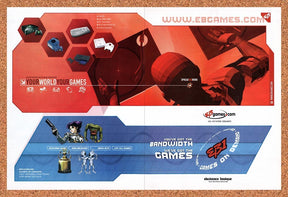 2001 EB Games Your World Your Games Original Advertisement / Retro Wall Art v31