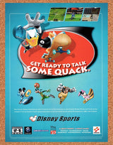 Disney Sports GameCube Original 2003 Vintage Ad - Donald Duck Video Game Promo