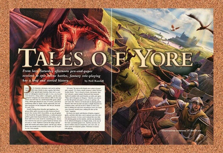 Dungeons And Dragons Original 2005 Ad Authentic RPG Video Game Promo Art