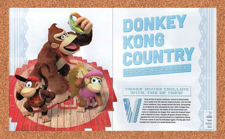 Donkey Kong Country Tropical Freeze Wii U Original 2014 Ad Authentic Game Promo