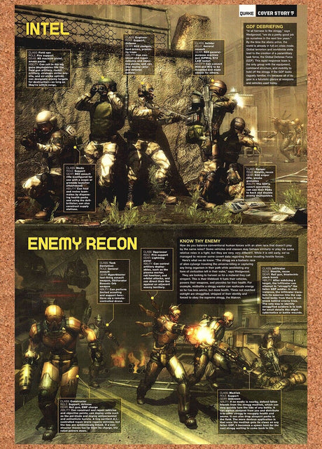 Original 2006 Enemy Territory Quake Wars PC Vintage Ad - Video Game Art Promo