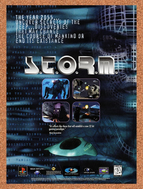 1995 STORM PC Original Advertisement / Retro Promo v1