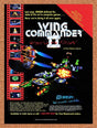 1991 Wing Commander 2 Vengeance Of The Kilrathi PC Original Ad / Retro Promo v1