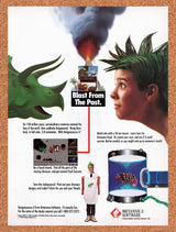 1991 Designasaurus 2 IBM Original Advertisement / Retro Wall Art v1