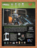 TimeShift PC Original 2006 Ad Authentic Nidia SLI Gaming PC Video Game Promo