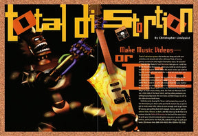 1995 Total Distortion PC Original Advertisement / Retro Promo vr1