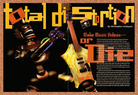 1995 Total Distortion PC Original Advertisement / Retro Promo vr1