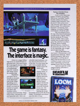 1990 Loom Tandy Original Advertisement / Retro Wall Art v1