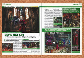 2001 Devil May Cry PS2 Original Advertisement / Retro Promo vr1