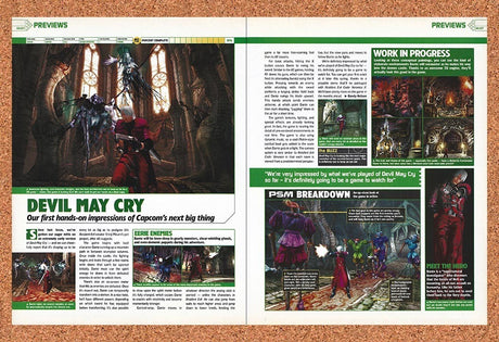 2001 Devil May Cry PS2 Original Advertisement / Retro Promo vr1