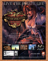 Age Of Pirates Caribbean PC Original 2006 Vintage Ad - Video Game Promo