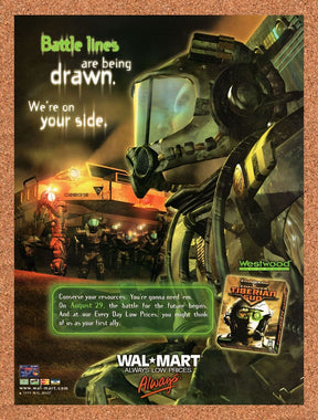 1999 Command & Conquer Tiberian Sun Wal-Mart Original Ad / Retro Wall Art v9