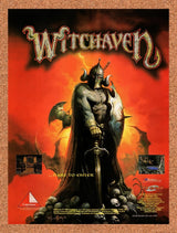 1995 Witchaven PC Original Advertisement / Retro Wall Art v2