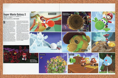 Super Mario Galaxy 2 Wii Original 2009 Ad Authentic Video Game Review Promo