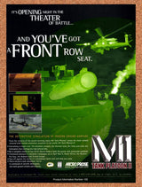 1998 M1 Tank Platoon II PC Original Advertisement / Retro Promo v1
