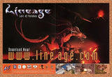 Lineage Lair Of Valakas PC Original 2004 Ad Authentic MMO Video Game Promo